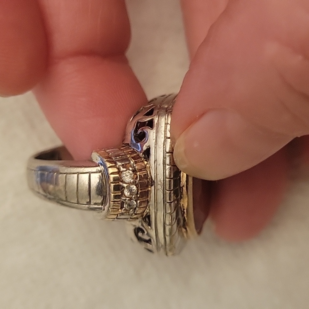 Ruby Ring Set In Sterling Silver, Extra Large Set… - image 8